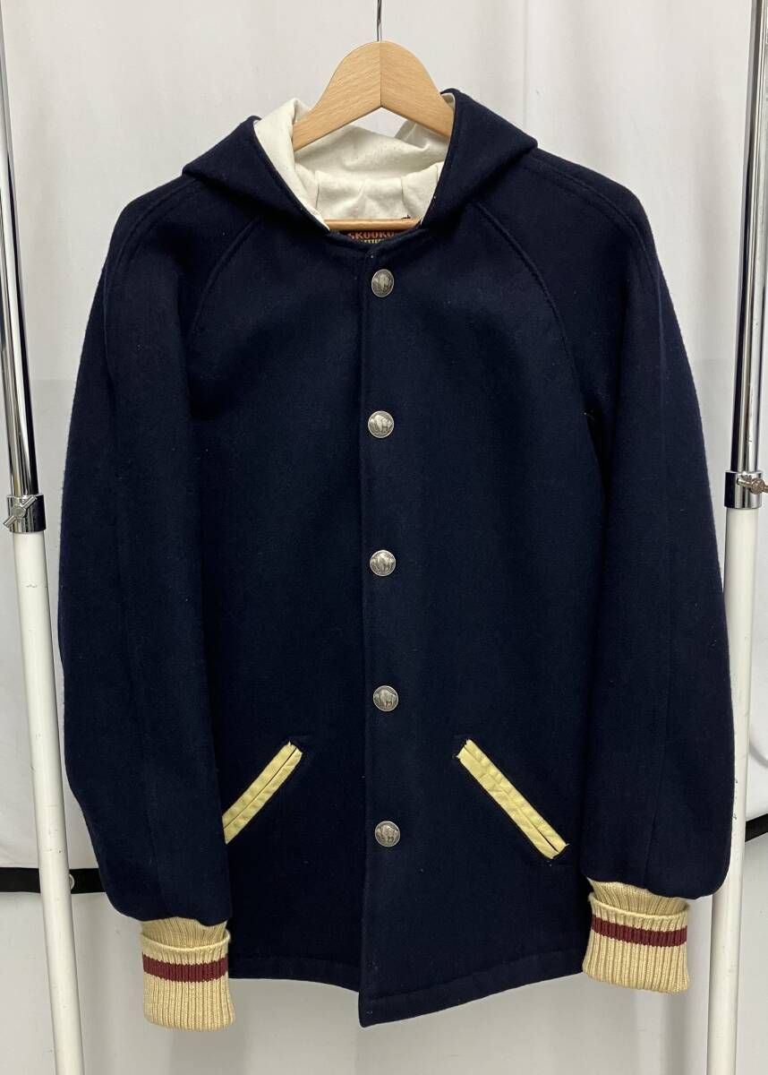 SKOOKUM スクーカム スタジャン 36 ネイビー