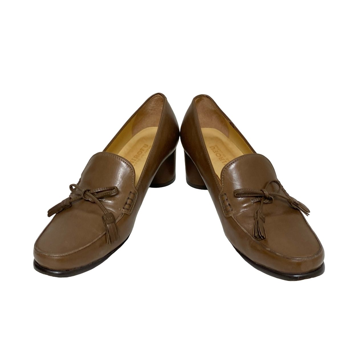 HIROFU(ヒロフ) パンプス 22 レディース - ダークブラウン リボン