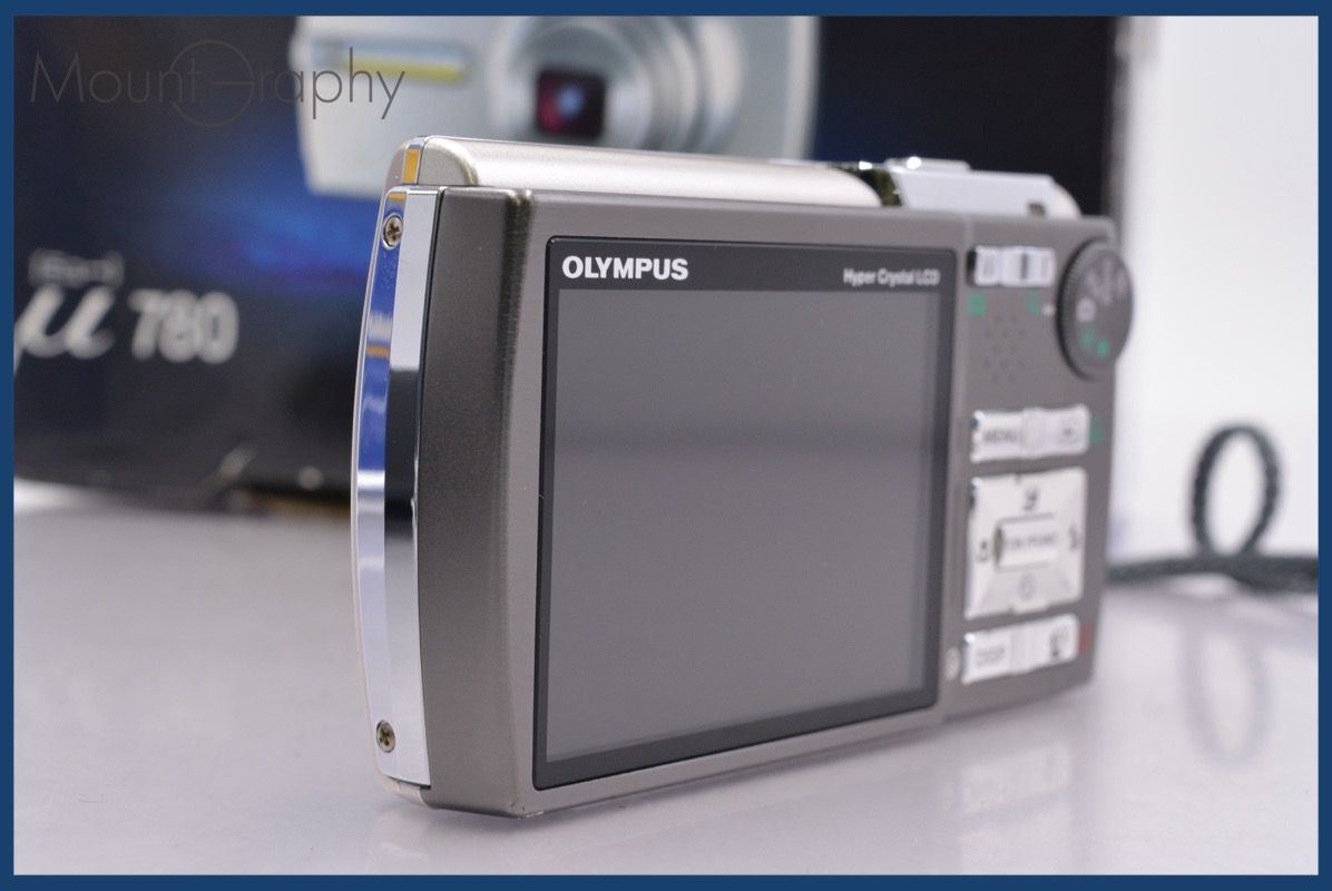 完動品OLYMPUS μ780 シルバー デジカメ ○通電確認○撮影