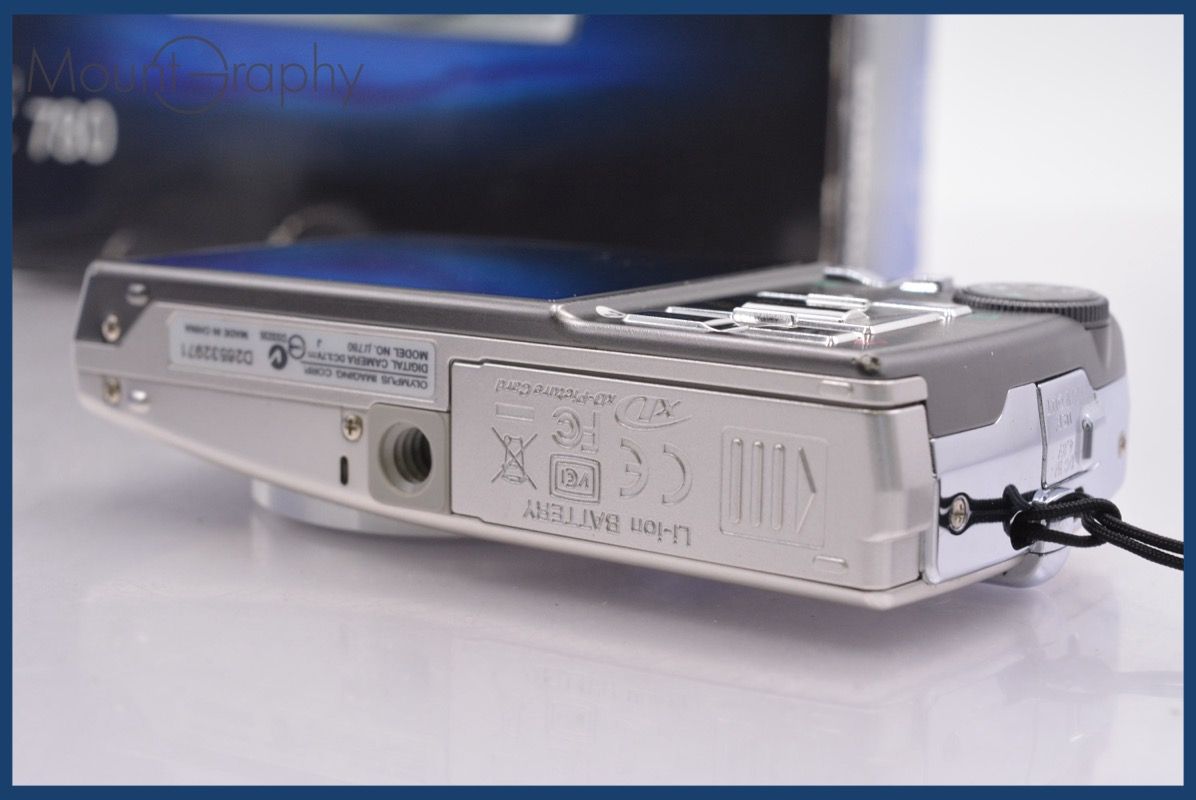 完動品OLYMPUS μ780 シルバー デジカメ ○通電確認○撮影