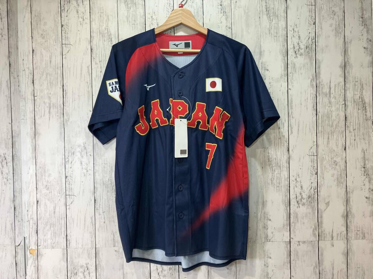 西川史礁　侍ジャパン　ユニフォーム 侍ジャパン 半袖ユニフォーム 西川 史礁 背番号7M - メルカリ