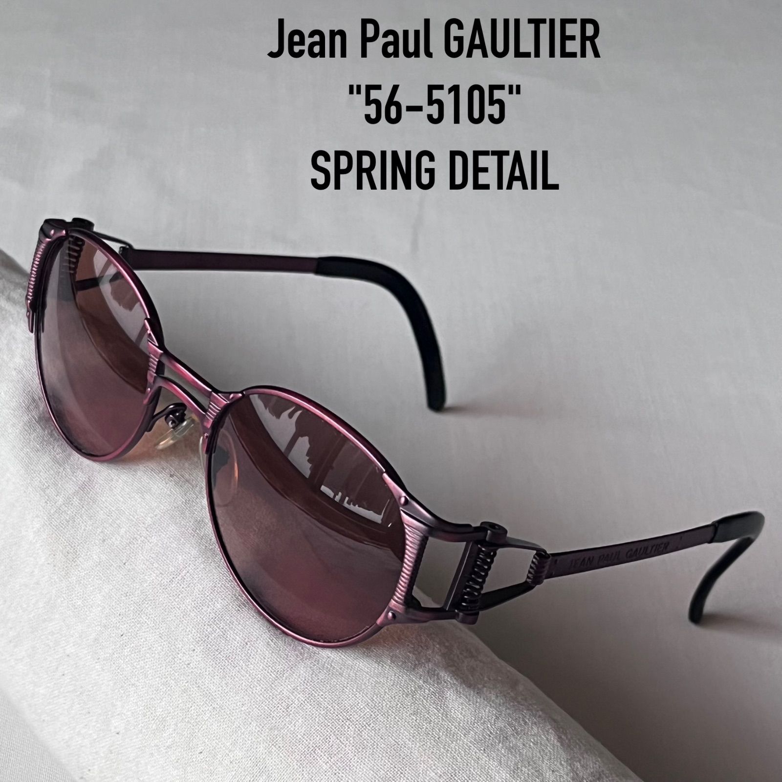 jean paul gaultier ジャンポールゴルチエ サングラス 56-5105 バネ