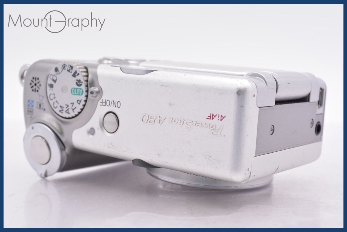 Canon PowerShot A80 ☆ジャンク品 ☆ジャンク特価☆ キヤノン Canon PowerShot A80 3x 単三電池仕様 同梱