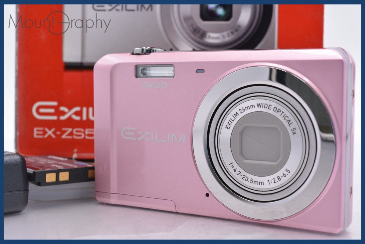 カシオ CASIO EXILIM EX-ZS5 5x 元箱、バッテリー、取扱説明書付属