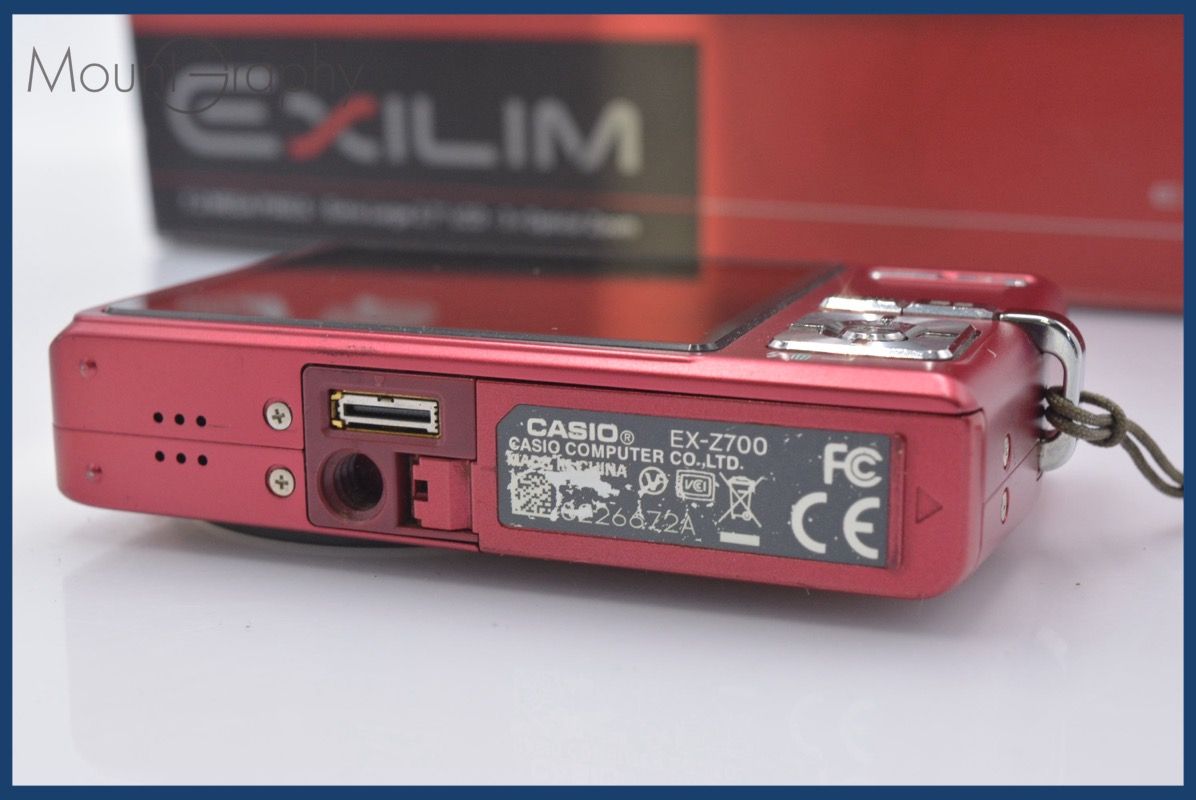 カシオ CASIO EXILIM EX-Z700 3x 元箱、バッテリー、取扱説明書付属