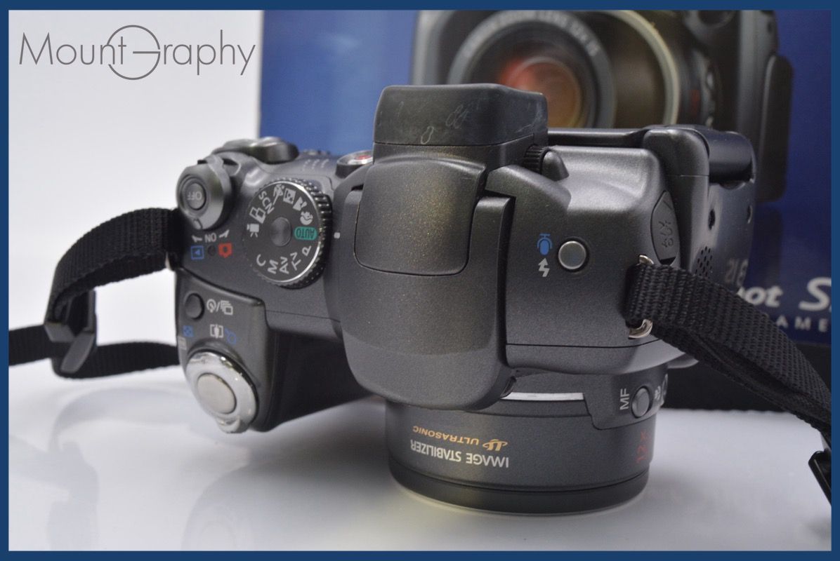 キヤノン Canon PowerShot S3 IS 単三電池仕様 元箱、取扱説明書、前