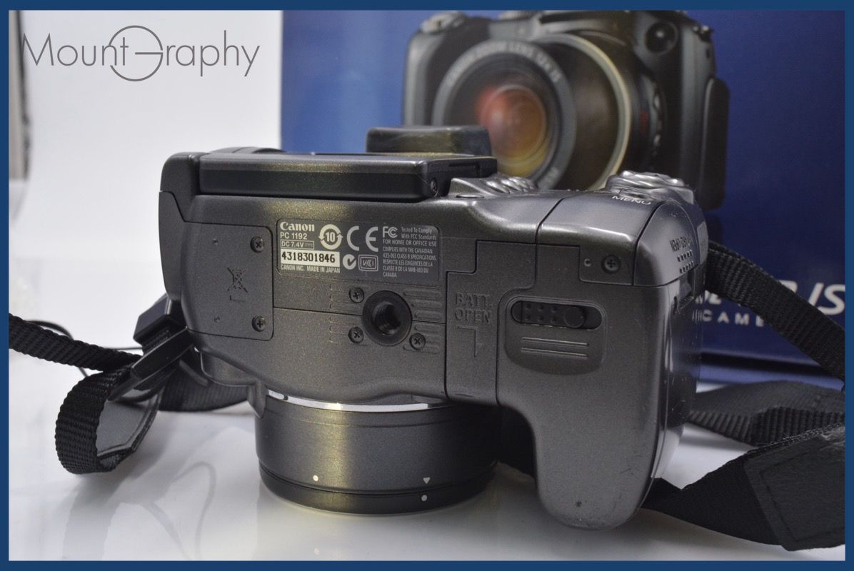 キヤノン Canon PowerShot S3 IS 単三電池仕様 元箱、取扱説明書、前