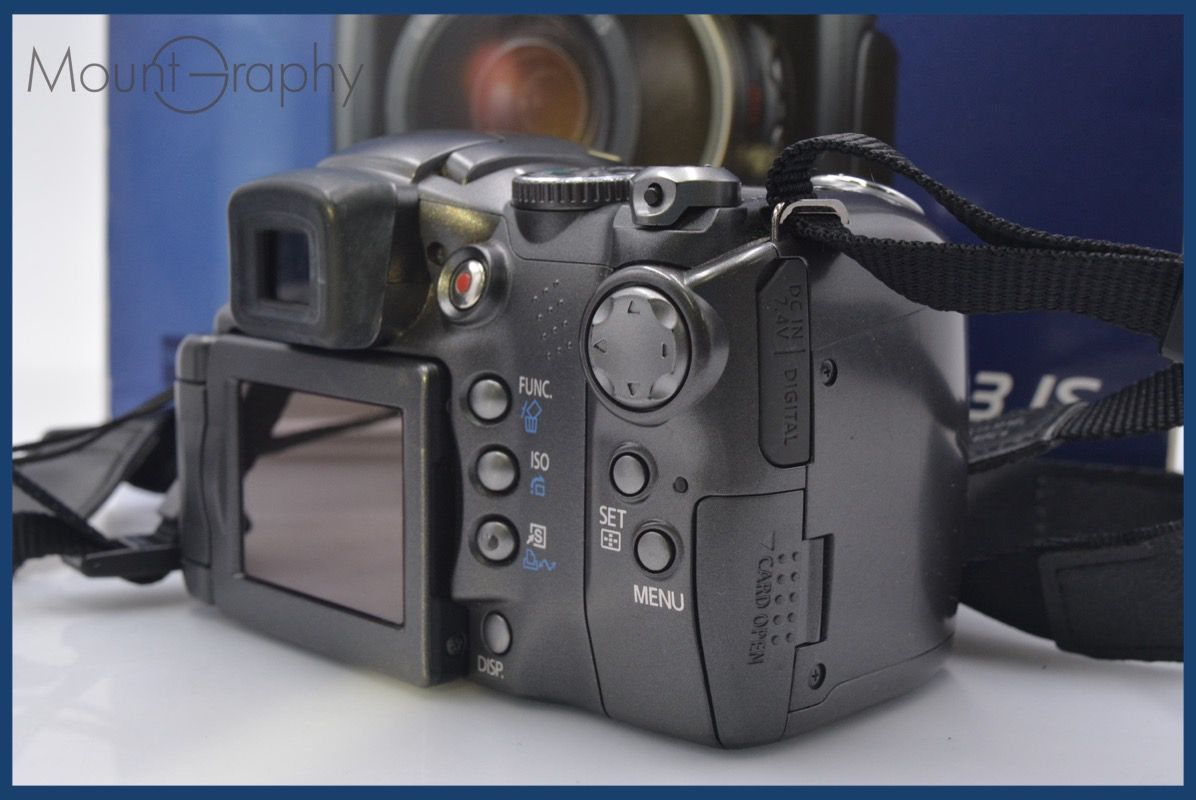 キヤノン Canon PowerShot S3 IS 単三電池仕様 元箱、取扱説明書、前