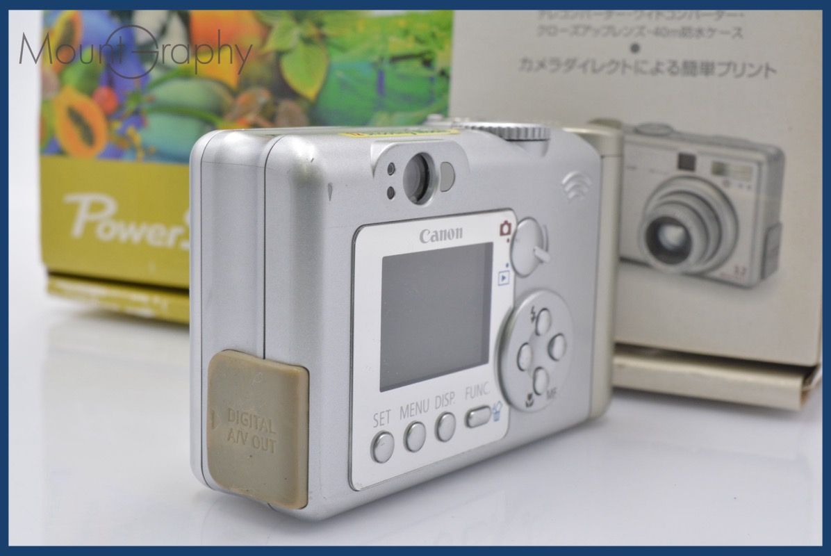 ☆ジャンク特価☆ キヤノン Canon PowerShot A70 3x 単三電池仕様 元箱