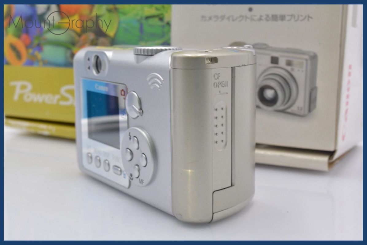 ☆ジャンク特価☆ キヤノン Canon PowerShot A70 3x 単三電池仕様 元箱