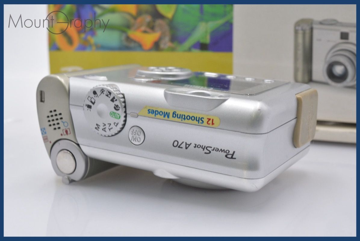 ☆ジャンク特価☆ キヤノン Canon PowerShot A70 3x 単三電池仕様 元箱