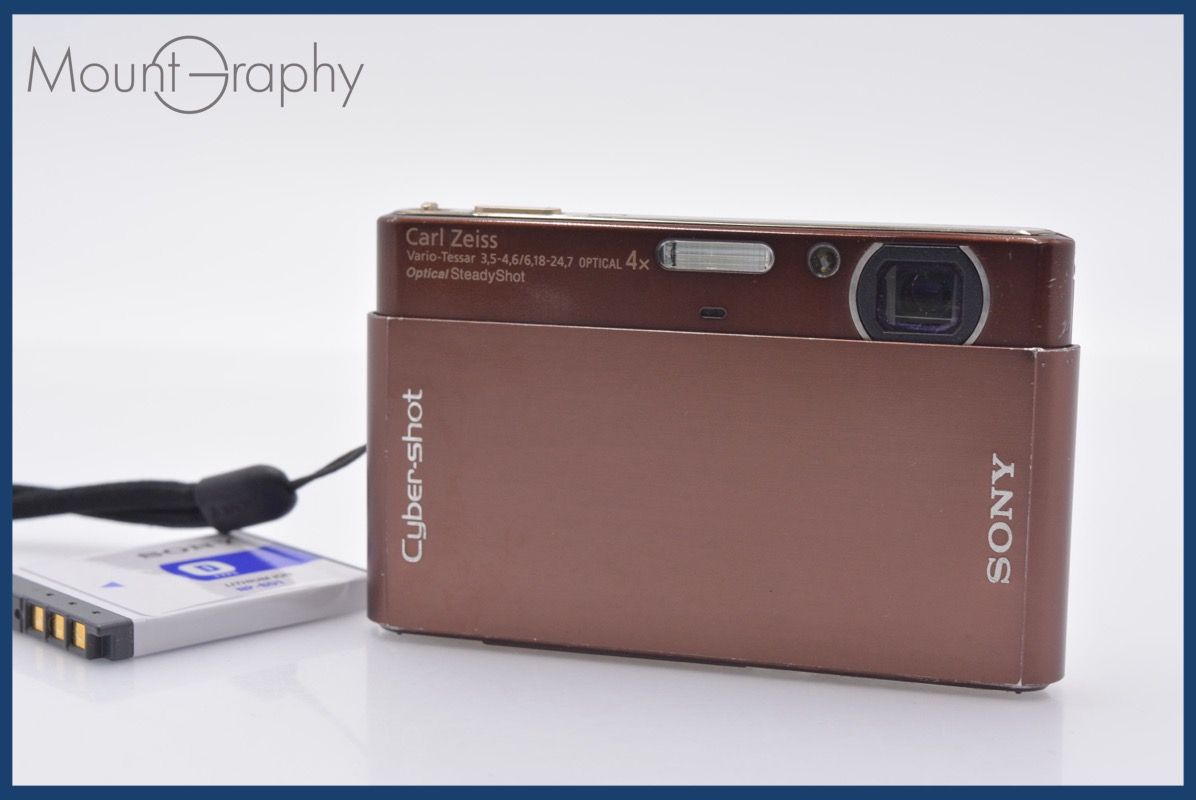 ☆実用美品☆ ソニー SONY Cyber-shot DSC-T77 4x バッテリー付属 ☆完