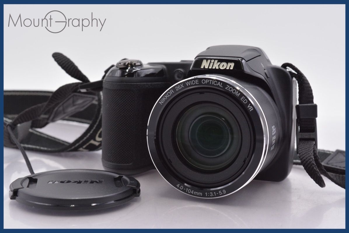 ニコン Nikon COOLPIX L320 26x 単三電池仕様 前キャップ付 ☆完動☆同
