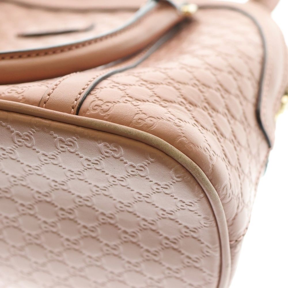 GUCCI (グッチ) マイクログッチシマ レザー 2WAY ハンド ショルダー