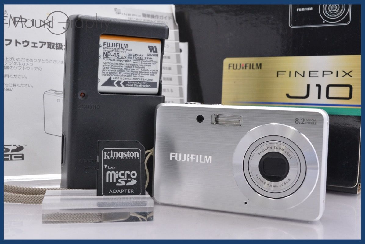 ☆極上美品☆ 富士フィルム FUJIFILM FinePix J10 3x 元箱、バッテリー