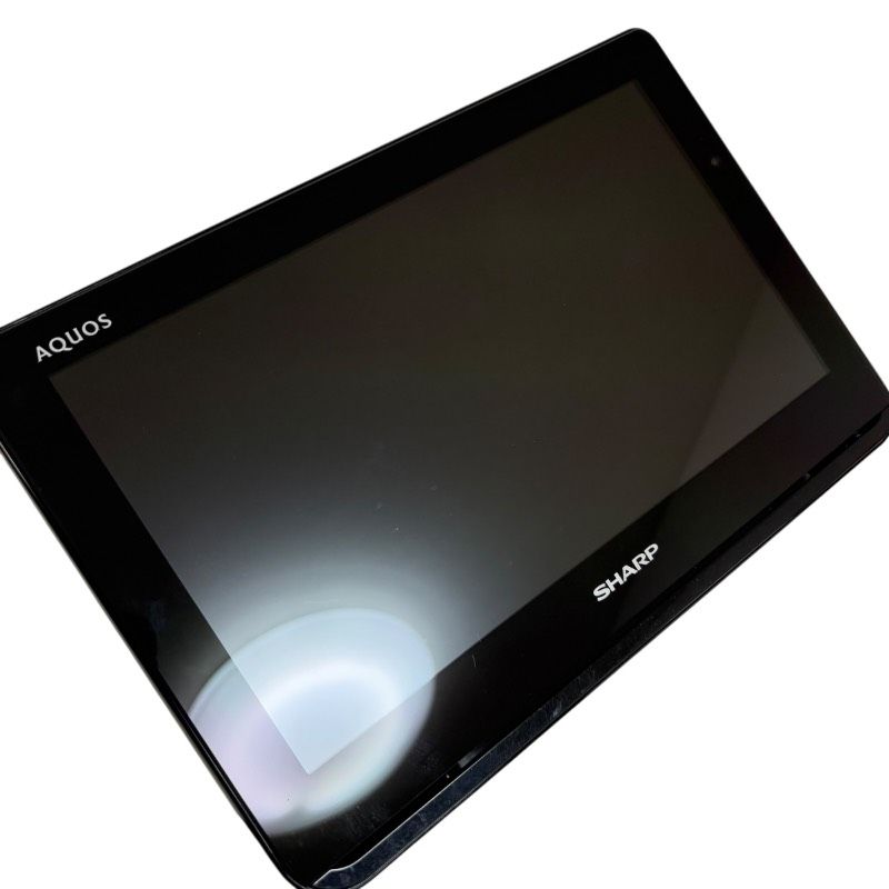 動作品 SHARP シャープ AQUOS 2 T C 12 AF ポータブルテレビ B CAS付属 防水未 スタンドぐらつき リモコン裏蓋破損 バッテリー約3時間 使用感あり