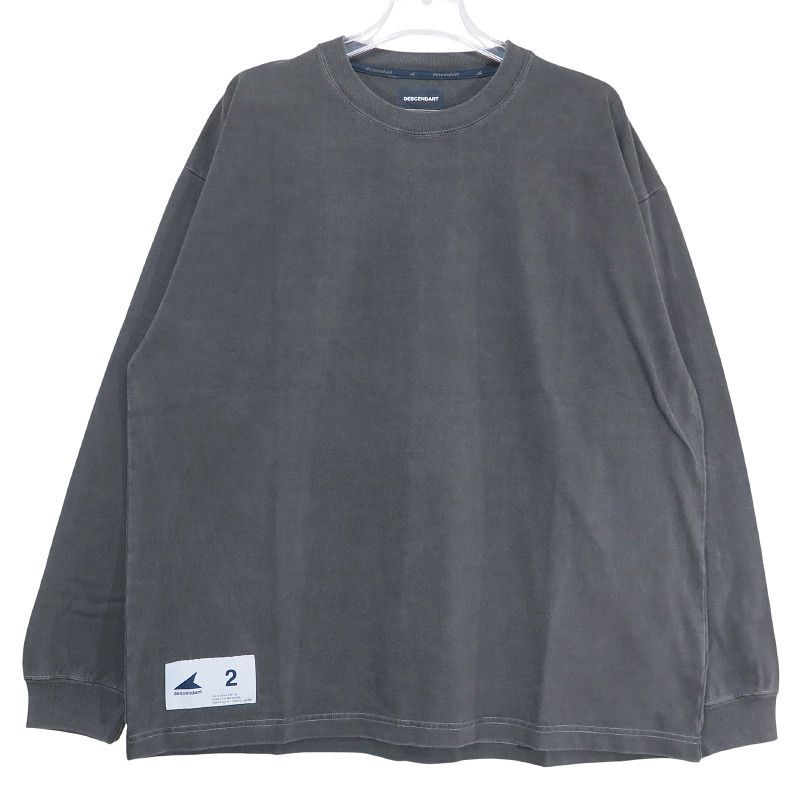 新品 DESCENDANT ディセンダント 25AW CETUS ORGANIC COTTON LS