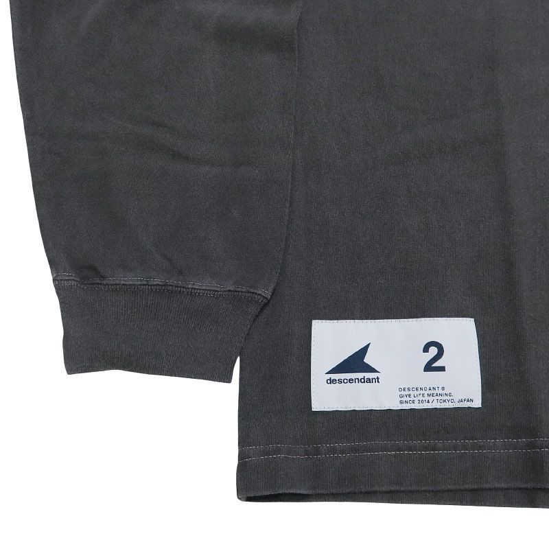 新品 DESCENDANT ディセンダント 25AW CETUS ORGANIC COTTON LS