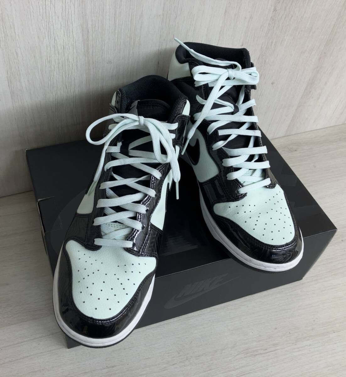NIKE ナイキ DUNK HI ダンクハイ スニーカー NBA ALL STAR 2021 DD 1398-300 ベアリーグリーン×ブラック US 9.5 約27.5 cm 箱あり
