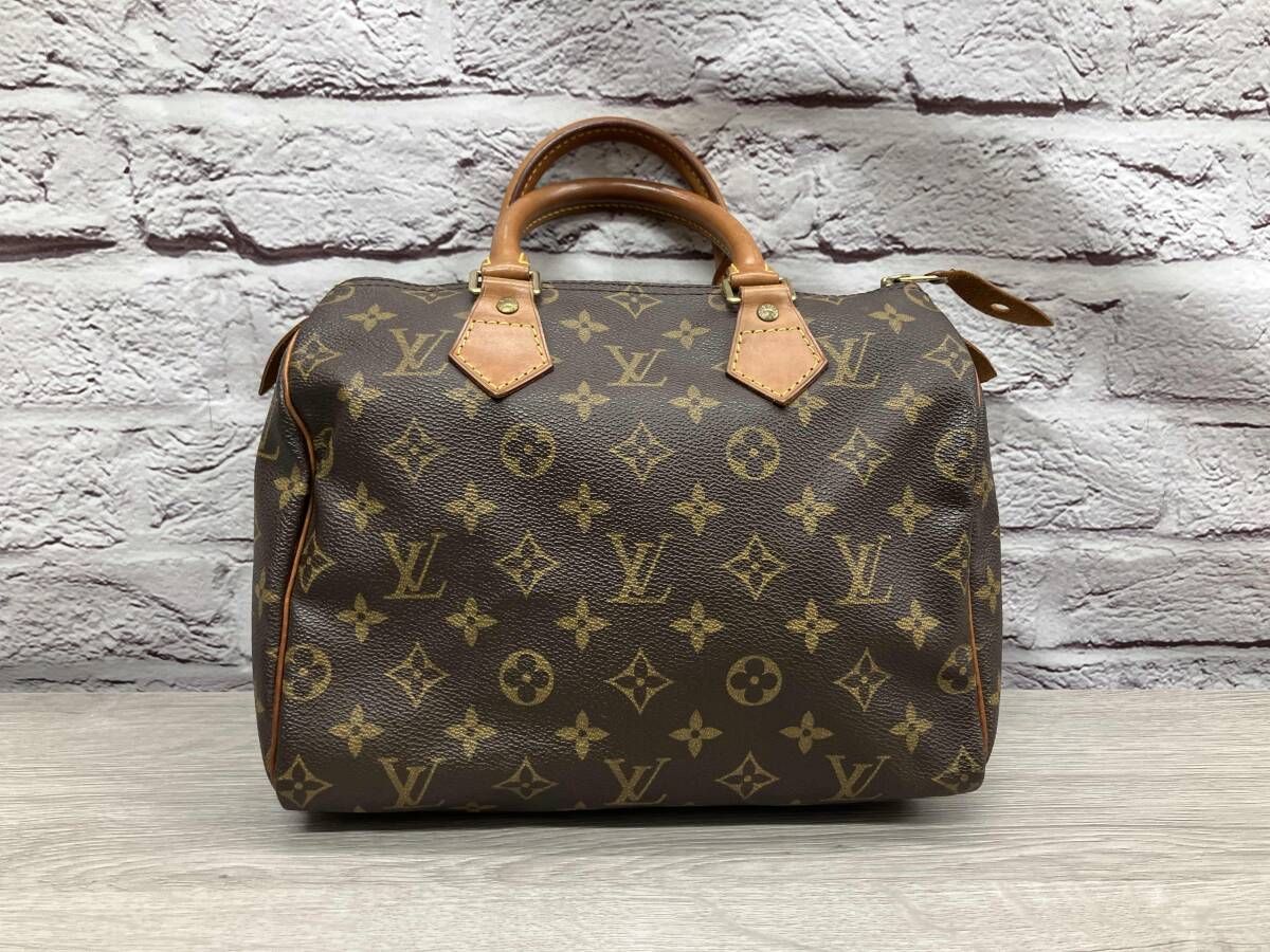 鑑定書付) LOUIS VUITTON／モノグラム スピーディ25 バッグ - メルカリ