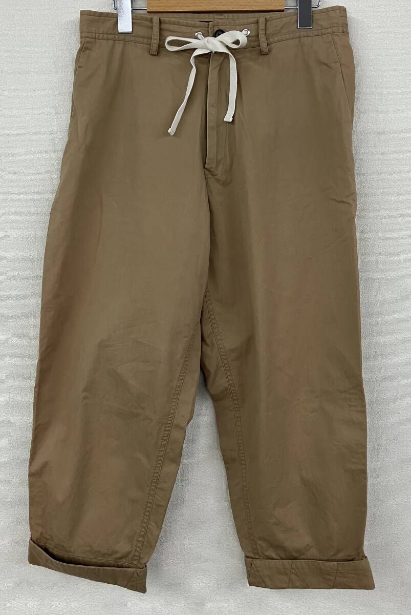 Yohji Yamamoto ヨウジヤマモト コットンパンツ レディース2 茶系
