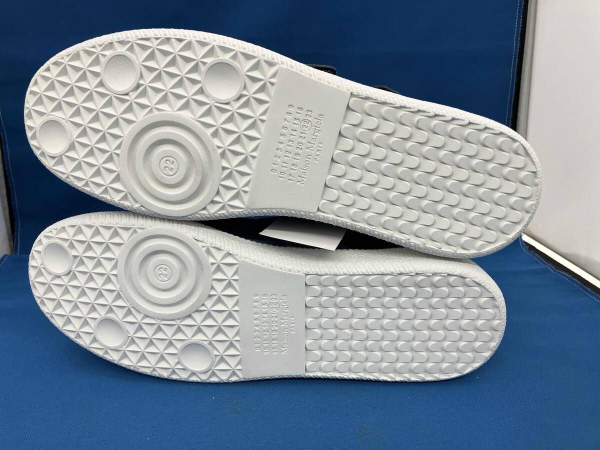 通年 Maison Margiela メゾンマルジェラ マルジェラ スニーカー S57WS0282 P2001 ハイカット スエード  サイズ40 24.5～25.5 ネイビー