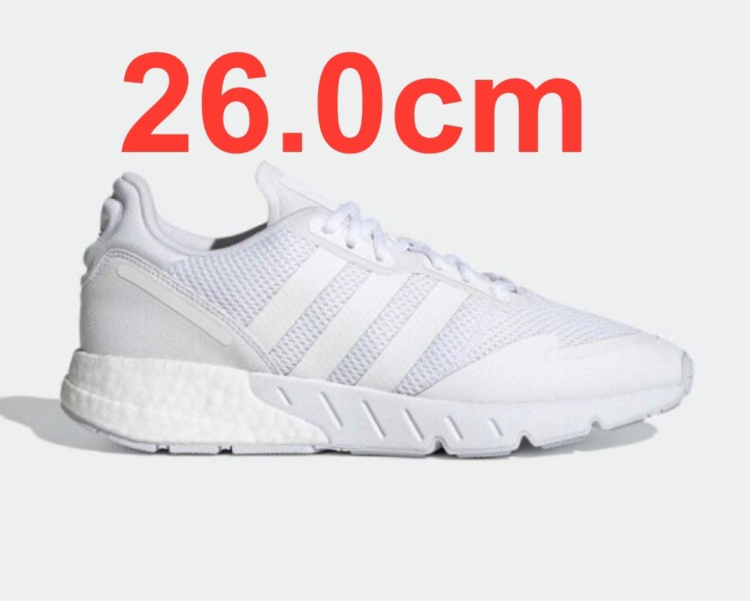 adidas】Zx 1K Boost スケートシューズ、ホワイト 26.0cm - メルカリ