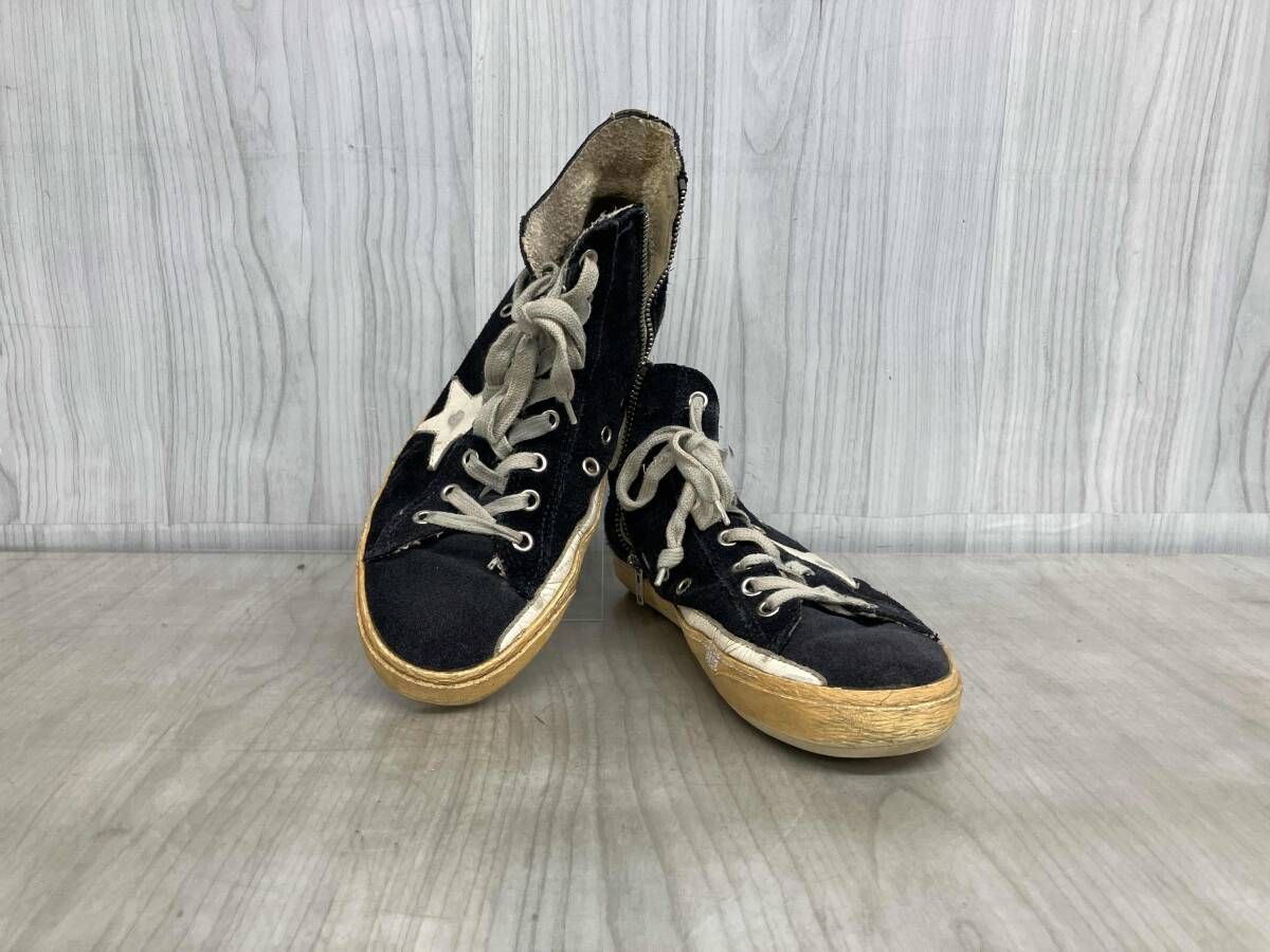 GOLDEN GOOSE ゴールデン グース スニーカー メンズ レディース size記載無し スター サイドジップ 状態考慮