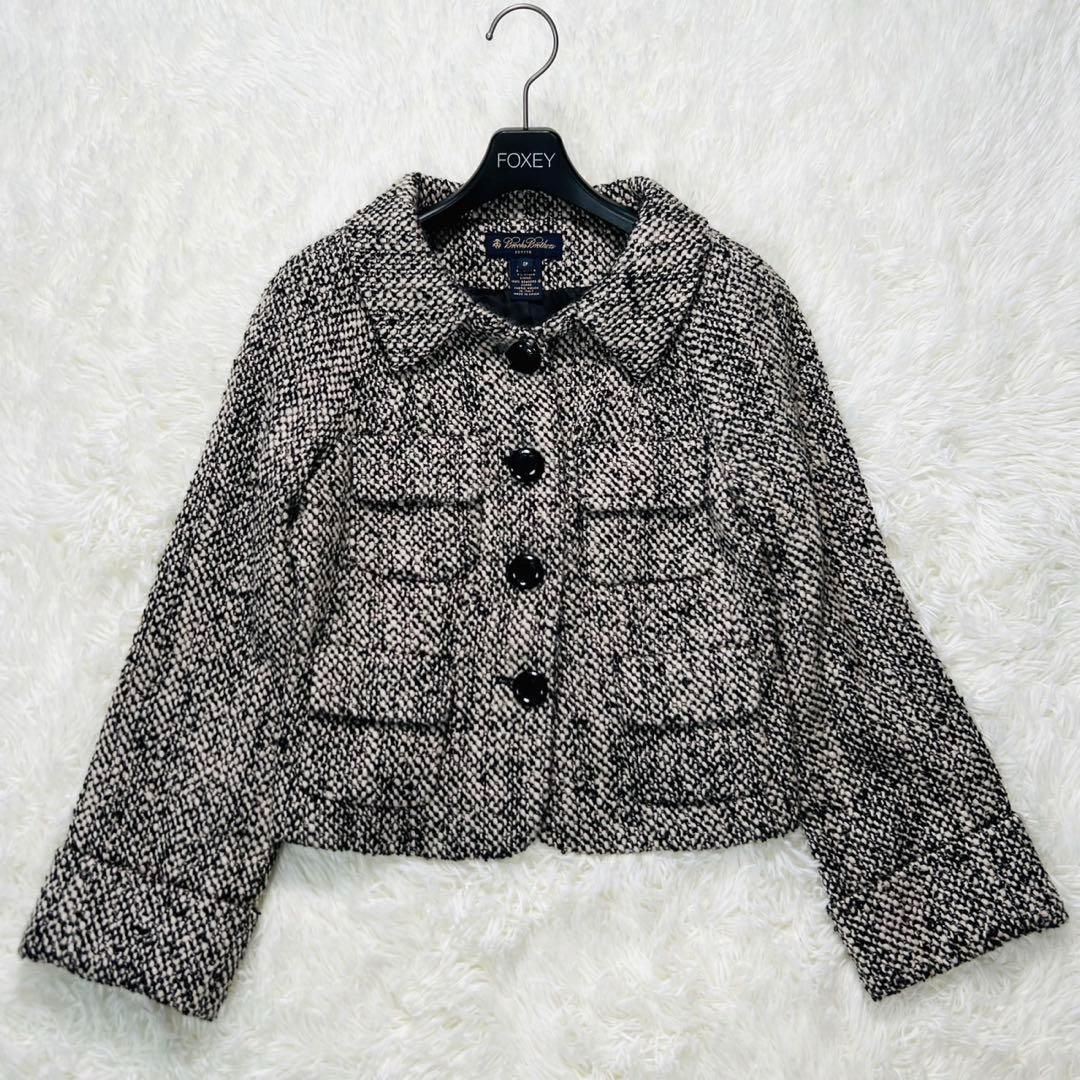 新品 Brooks Brothers ミックスツイードウールテーラードジャケット 美品 Brooks Brothers ブルックスブラザーズ ツイード ジャケット
