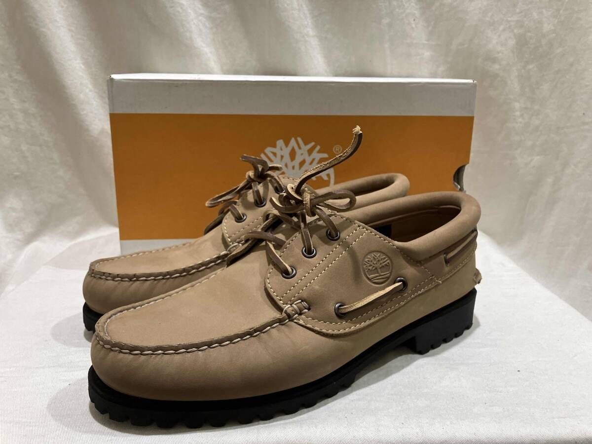 Timbep Land ティンバーランド boat shoe オーセンティックボートシューズ A 2 PDQ ベージュ 28.5 cm