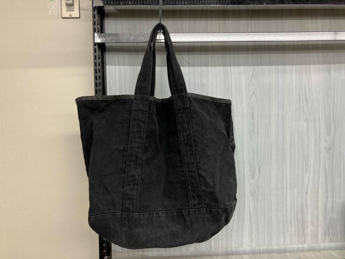 JAMES PERSE Canvas Tote ジェームス パース キャンバス トート トートバッグ メンズ ブラック デニム地 ビッグサイズ