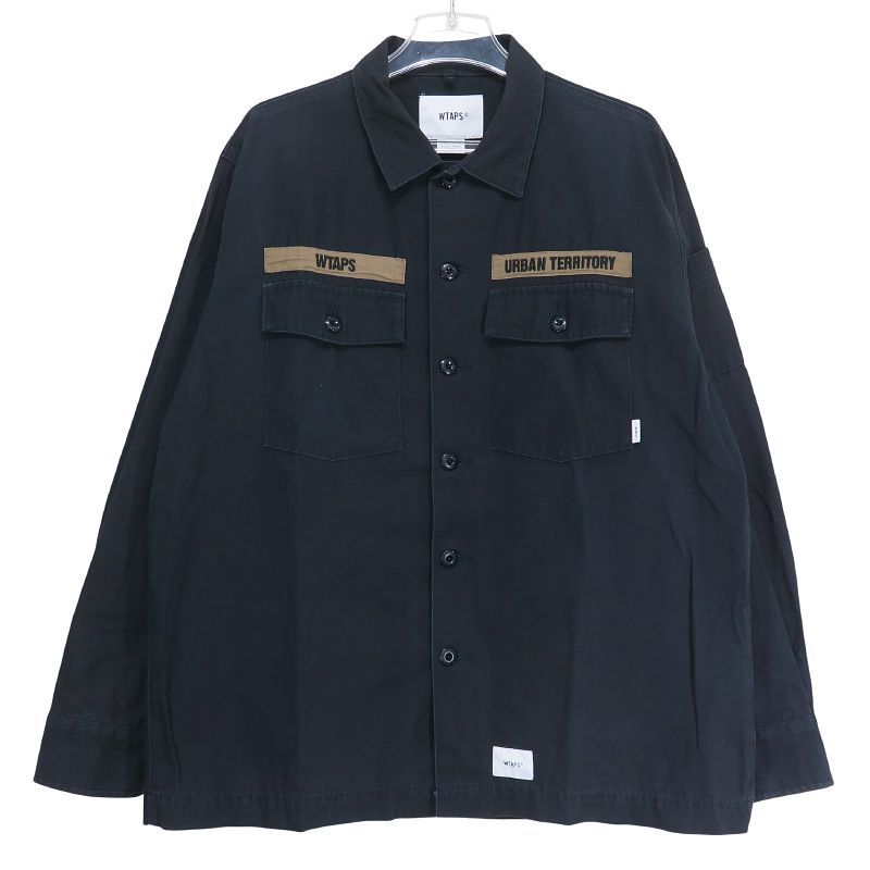 ダブルタップス21SS BUDS LONG SLEEVE SHIRT WTAPS ダブルタップス 21SS BUDS/LS/COTTON.TWILL 211BRDT-SHM02