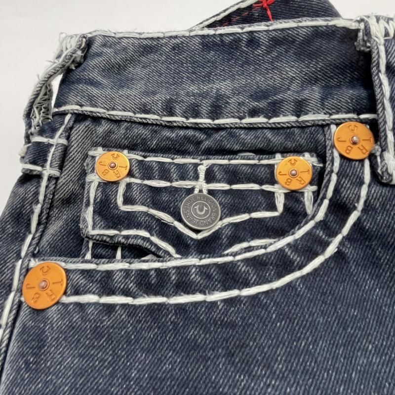 中古】TRUE RELIGION BILLY FLAP BOOTCUT サイズ32 インディゴ