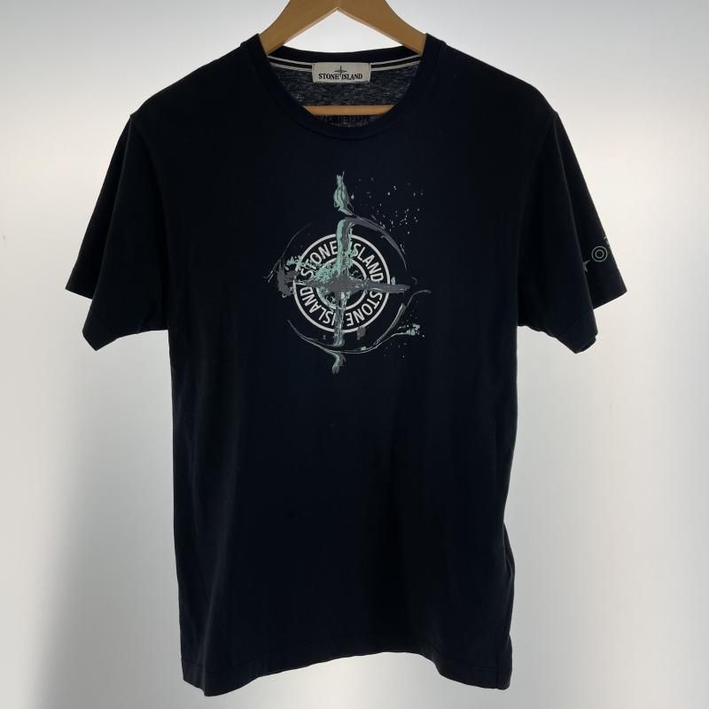 STONE ISLAND Marble Print T-Shirt サイズS ブラック ストーンアイランド 19