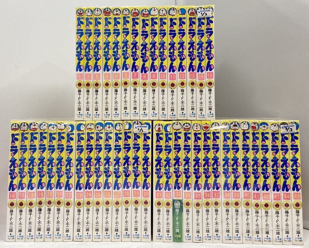 小学館 てんとう虫コミックス 藤子・F・不二雄 !!)ドラえもん 全45巻