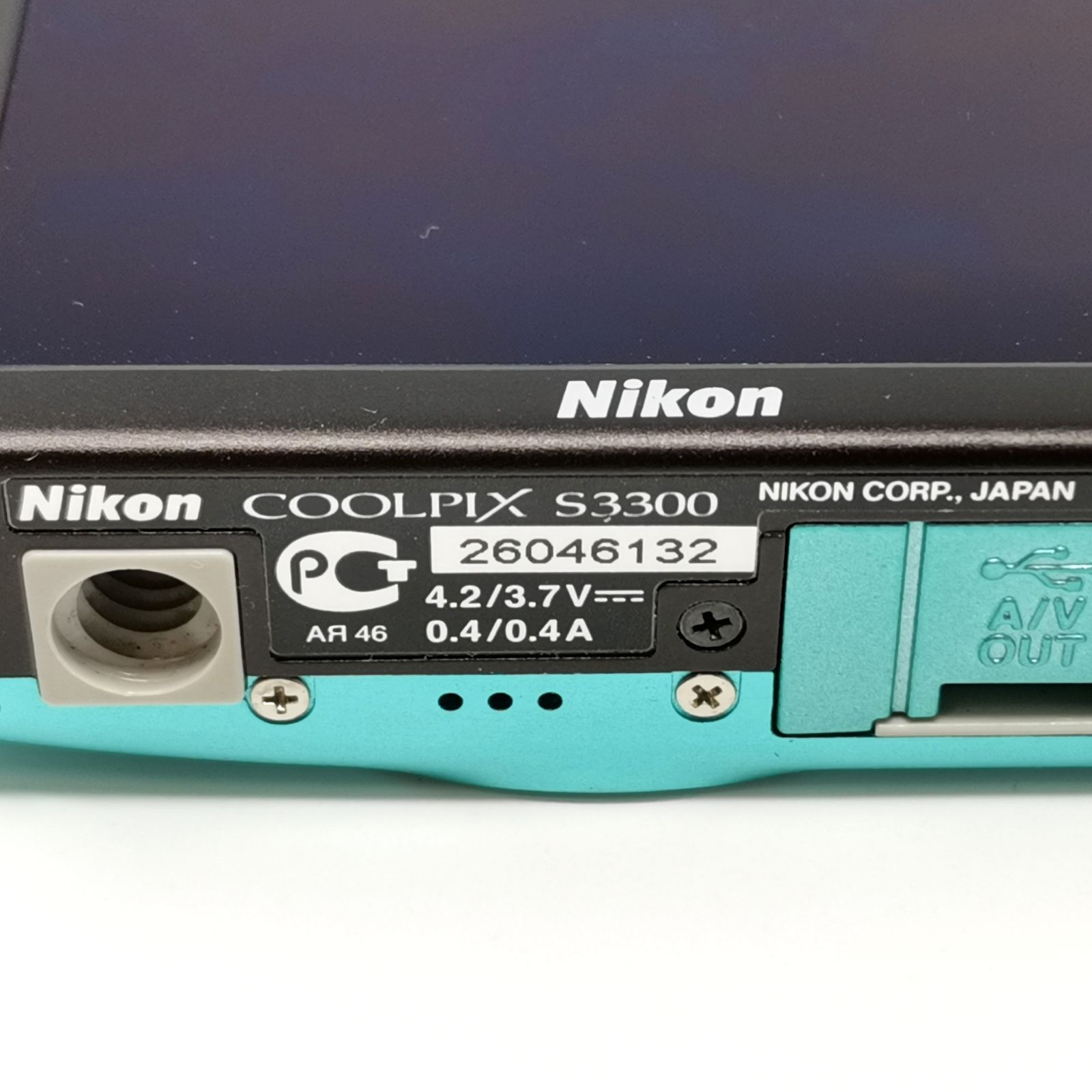 Nikon coolpix s3300 動作確認済み デジカメ 水色 ブルー デジタル