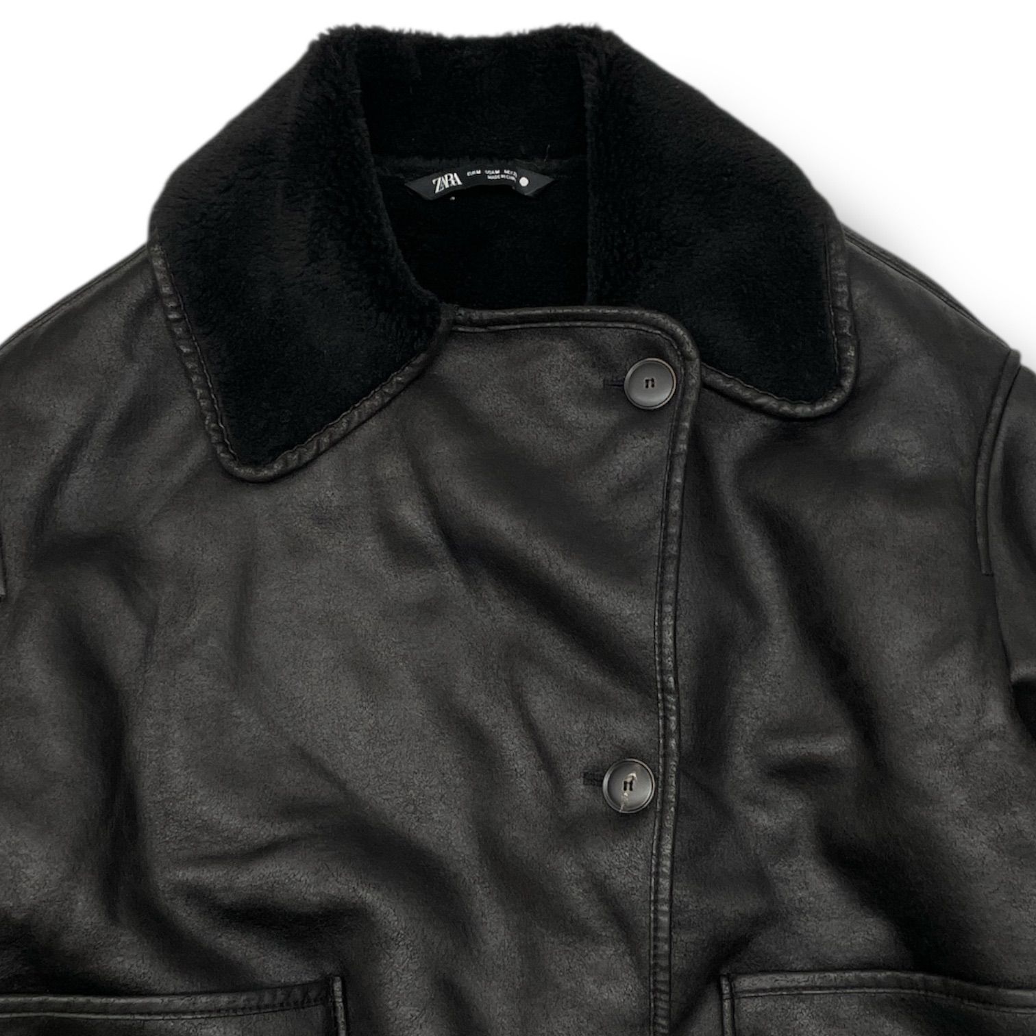 ZARA ザラ ZW COLLECTION ダブルフェイスジャケット ロングスリーブ