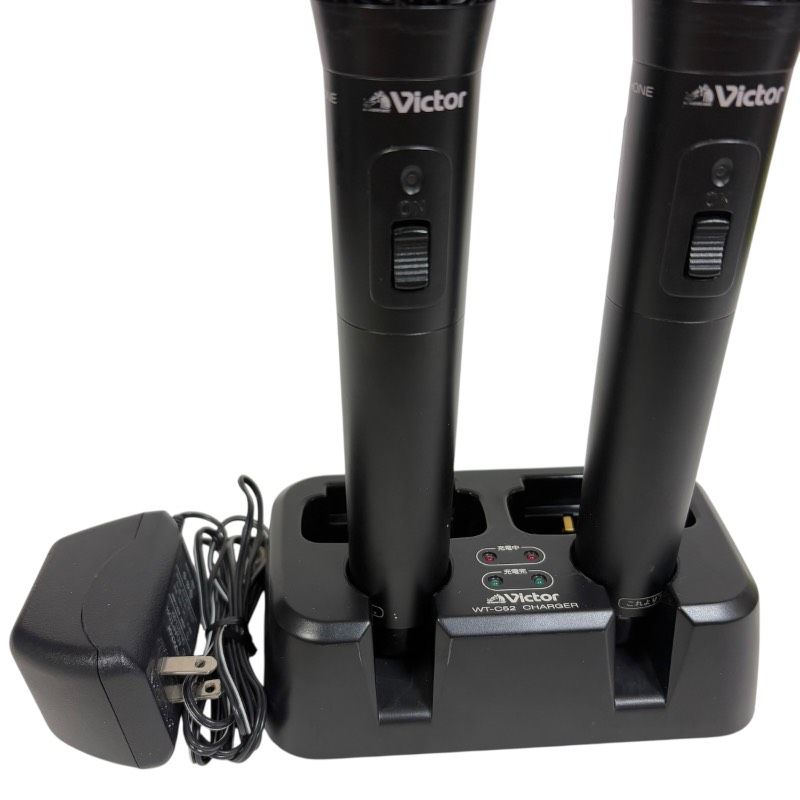 ジャンク品】Victor ビクター WM-PH57 ワイヤレスマイク 2本セット