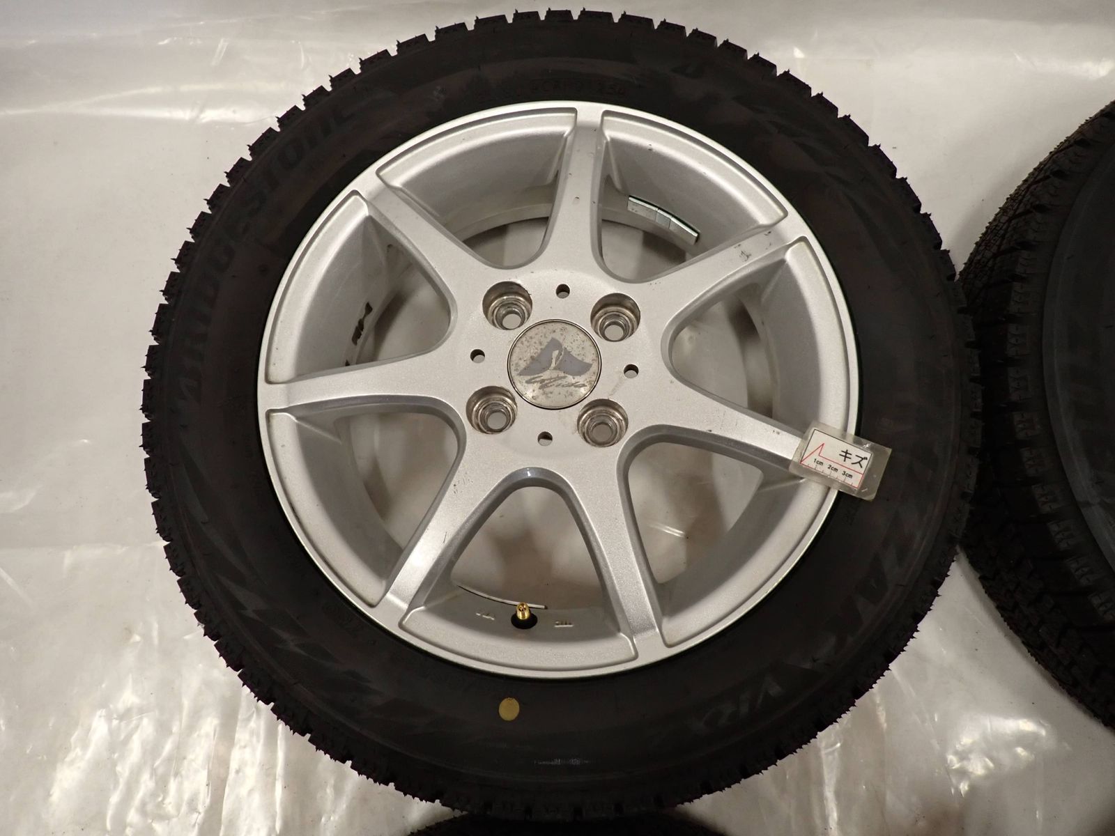  冬 製 4本SET 会社宛 155 65 R 14 4 5 J 75 Q ブリヂストン ブリザック VRX 2 アルミ N BOX フ ワゴン ムーヴ NO D 6958 14インチ タイヤ ホイールセット