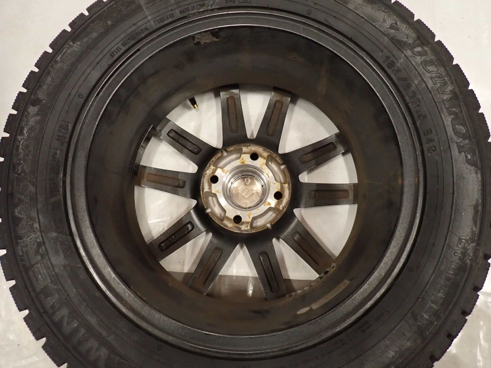  冬 製 4本SET 会社宛 185 60 R 15 5 J 84 S ダンロップ WINTER MAXX WM 02 アルミ フィット シャトル スイフト NO D 6978 15インチ タイヤ ホイールセット