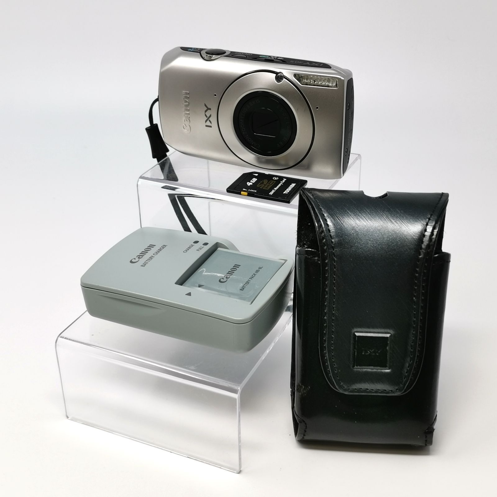 キャノン IXY 30 S PC 1473 シルバー デジカメ 品 レンズカバー開かない 管理番号