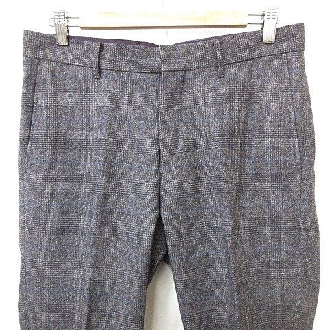 エディフィス EDIFICE パンツ スラックス スリム ストレート ロング