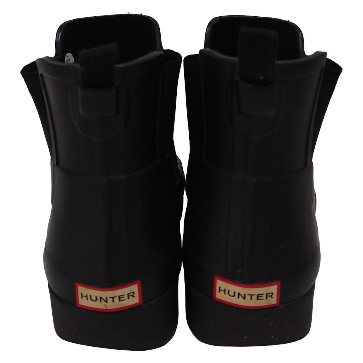  HUNTER ハンター レインブーツ 40 41 メンズ 黒 サイドゴア 長靴 レインシューズ 靴