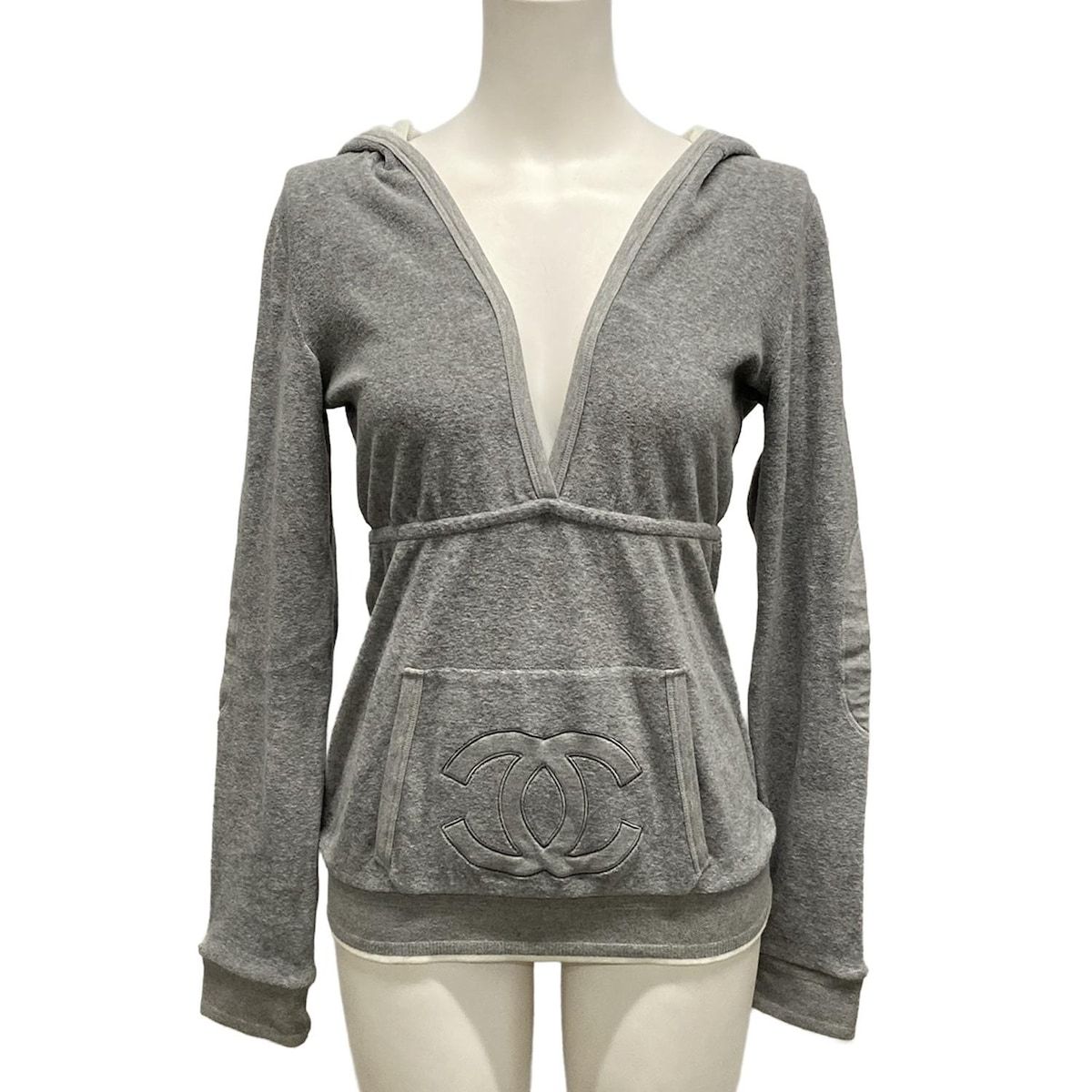 CHANEL(シャネル) パーカー サイズ38 M レディース - P34152 グレー