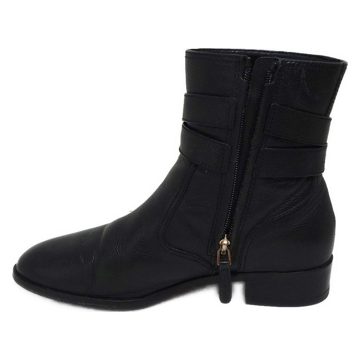 TORY BURCH(トリーバーチ) ショートブーツ 7 レディース - 黒 アウト