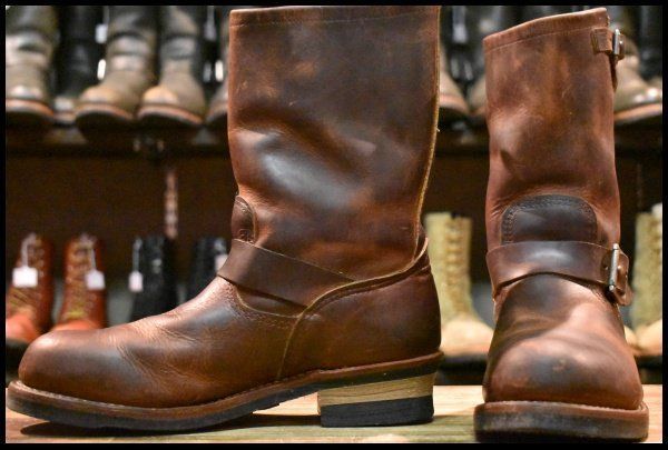 ぅぃ 9D 良品 11年】レッドウィング 2972 エンジニア 茶 カッパー ラフ