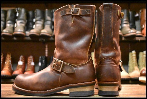 9D 良品 11年】レッドウィング 2972 エンジニア 茶 カッパー ラフ