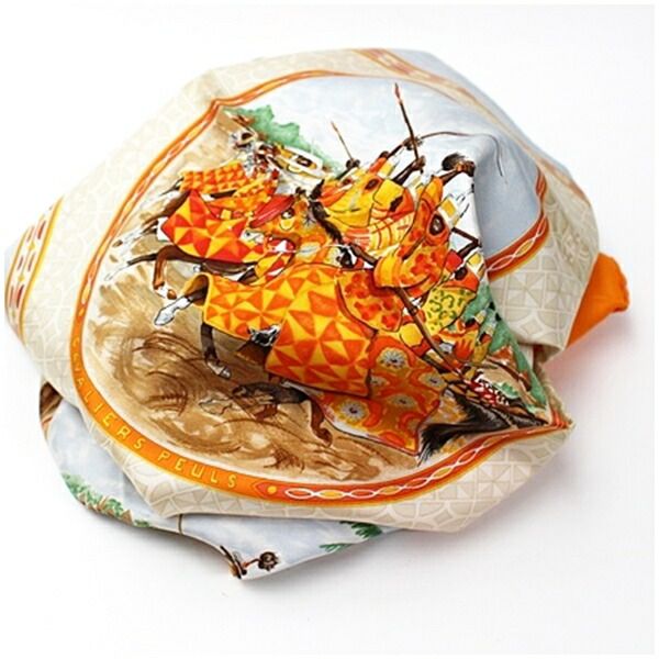 エルメス スカーフ カレ90 CAVALIERS PEULS プール族の騎手 - メルカリ