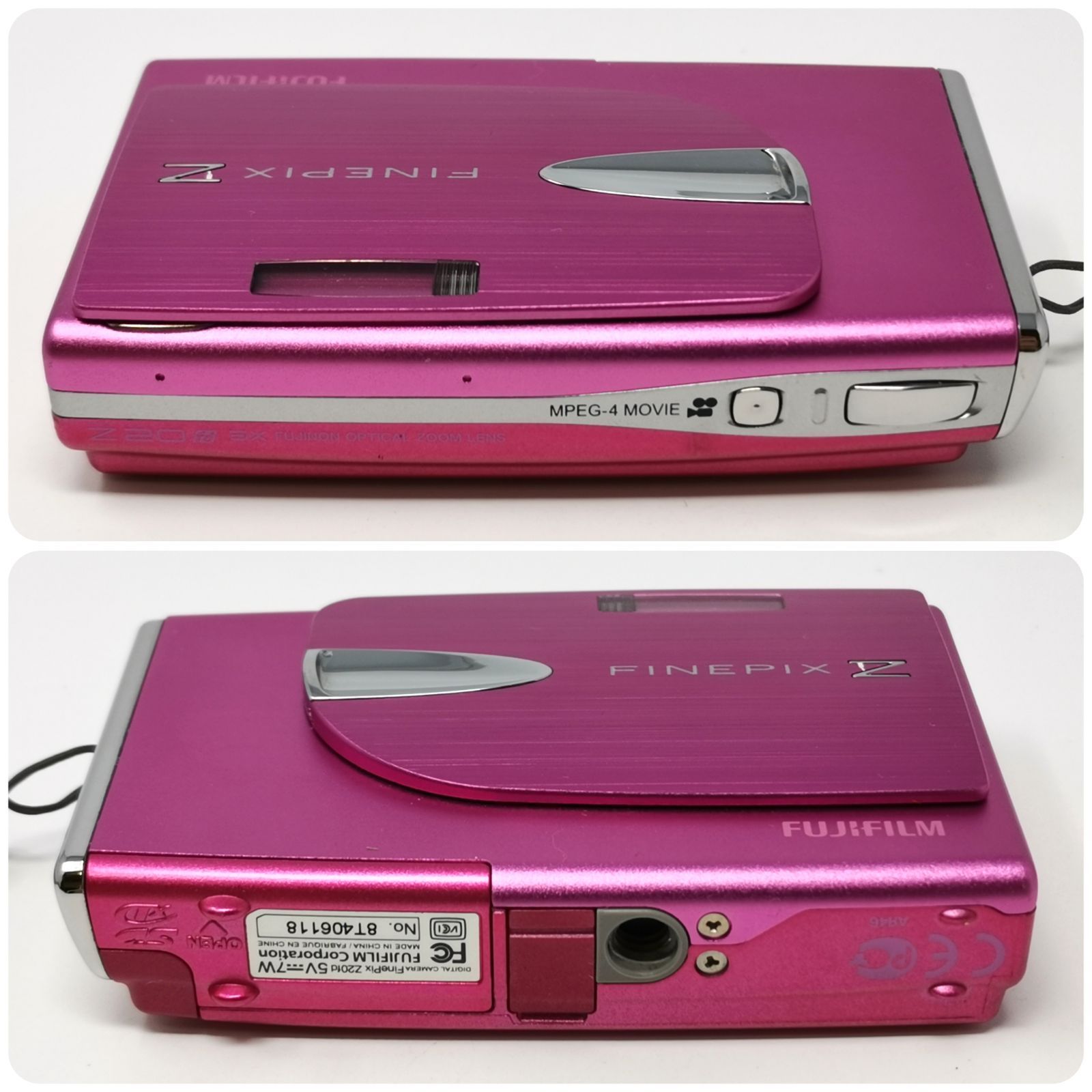 カメラ 稼動 FUJIFILM FinePix Z20fd デジカメ ピンク 充電器 箱