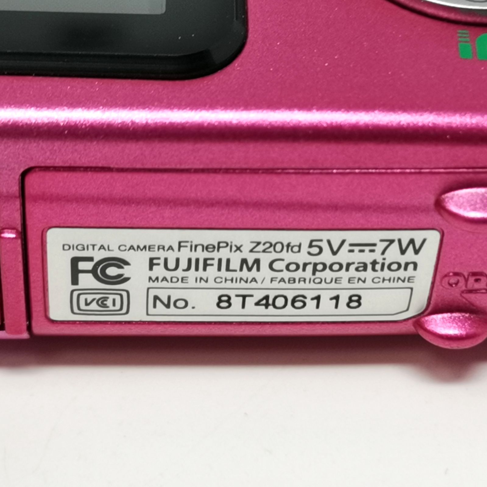カメラ 稼動 FUJIFILM FinePix Z20fd デジカメ ピンク 充電器 箱